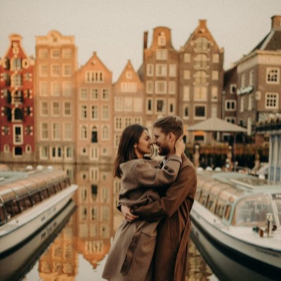 Paseo de bote en Amsterdam