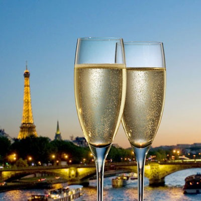 Champagne en París