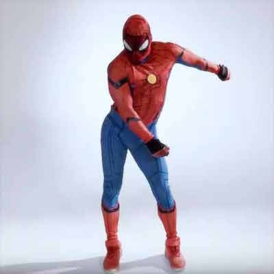 Curso de baile con Sensual spiderman