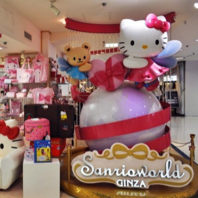 Compras en Sanrioland Ginza